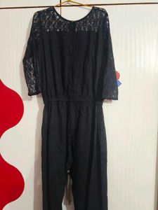 Eavan Black Lace Jumpsuit