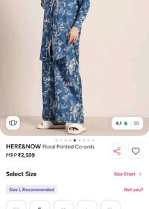 Blue Printed Kurta Set
