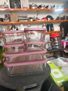 Glass Food Storage Containers - Set of 7