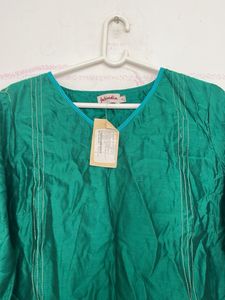 Elegant Green Cotton Kurta