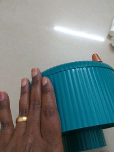 Turquoise Rotating Organizer