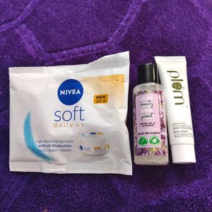 Plum Face Wash Nevia Moisturizer And Shampoo