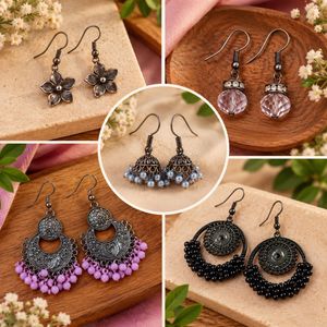 Bohemian Ethnic Earrings Set