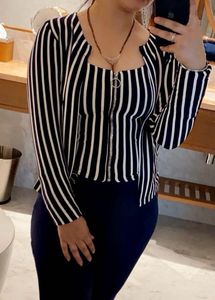 Crop Top With Shrug