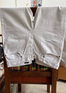 Classic White Denim Jeans