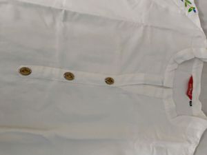 White Kurti And Palazzo Set 😍