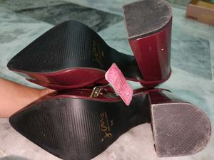 Fixed price ❗ jm look Chic Burgundy Platform Heel