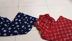 Floral Print Wide Leg Pants. *Combo Set. New*