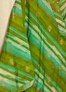 Chic Olive Breeze 3-Piece Suit