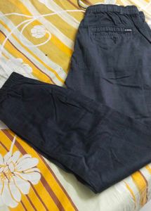 Men's Dark Wash Jogger Pants