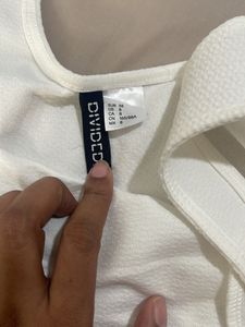 H&amp;M White Dress