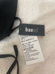 Black Sleeveless Crop Top