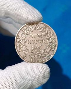East India Company 1 Rupee Silver Coin 1835