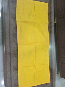 New Yellow and Red Aasan with Border