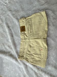 Beige Mini Skirt