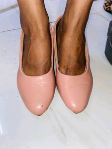 Stylish Pink Block Heels