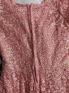 Sparkling Pink Ethnic Gown