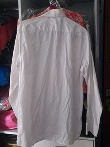 Peter England White Formal Shirt For Men