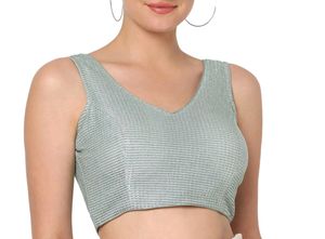 New Designer Fit Blouse With Sleeves