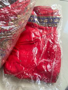Embroidered Red Lehenga Choli Set