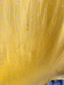 AND Yellow Polka Dot Casual Dress