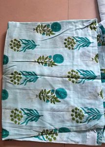 Light Blue  Kurta Set (OFFICE WEAR) PURE COTTON