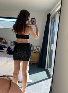 SHEIN Animal Print Bodycon Mini Dress