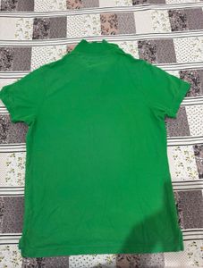 Men's Green Tommy Hilfiger Polo Shirt