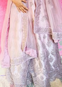 Elegant Pink Embroidered Anarkali Suit