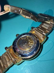 Gold Rolex Skeleton Watch