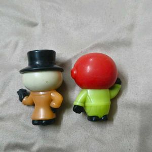 Set of 2 Magician and Racer Panda