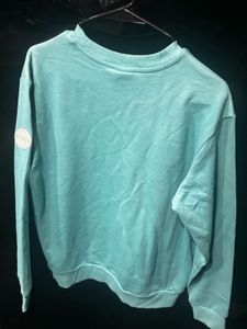 Blue Crew Neck Sweatshirt