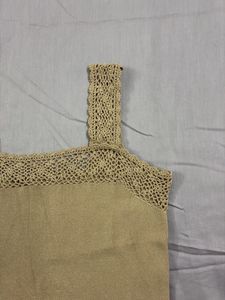 Crochet Trim Sleeveless Top