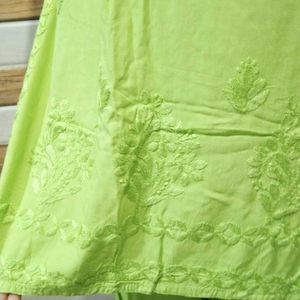 Pure Chikankari Lakhnowi Kurti Set