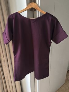 Purple Two Piece Co-ord Set | Top & Pants | Casual