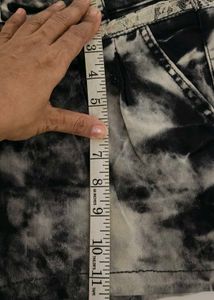 Unique Tie-Dye Denim Shorts for Women