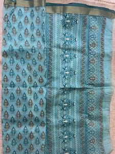 Leaf Print Saree