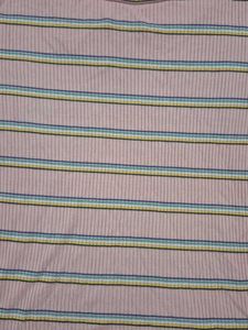 Striped Ribbed Top