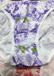 Floral Print Cotton Briefs - Pack of 3