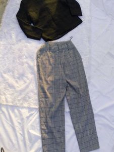 ⭐Free Delivery Checked Blazer &amp; Pants Set⭐