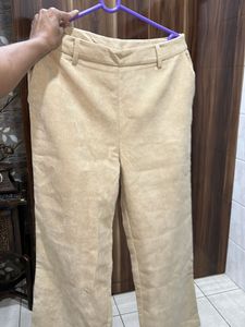 Beige Corduroy blazer with trouser