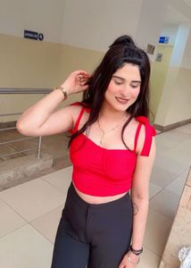 Red Tie-Shoulder Crop Top