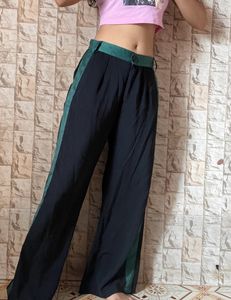 Green Strap Trousers