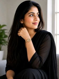 Elegant Gold-Tone Quartz Watch