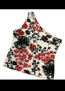 Floral Print one shoulder Top