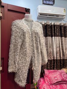 beautiful fur cardigan