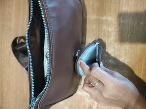 H&amp;M Brown shoulder Bag with Coin Pouch