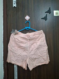 Cute Peach Denim Shorts🎀