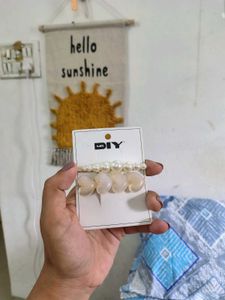 Cute Pearl &amp; Heart Hair Clips Set