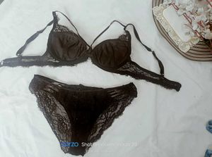 Elegant Black Lace Lingerie Set